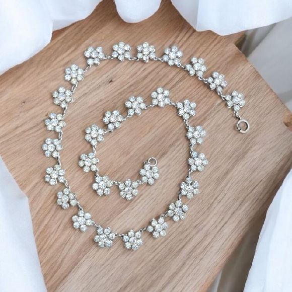 Vintage Art Deco Paste Necklace - Picture 2 of 13